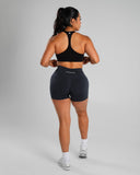 Amplify Mid Rise Short - Deep Navy - Unmatched Supply-Women's Seamless Scrunch Short
