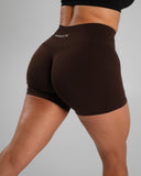 Amplify Mid Rise Short - Espresso - Unmatched Supply-Women's Seamless Scrunch Short