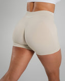 Amplify Mid Rise Short - Wheat - Unmatched Supply-Women's Seamless Scrunch Short