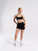 Amplify Minimal Bra - Black - Unmatched Supply-Women's Seamless Halter Bra