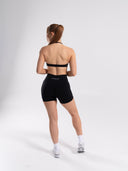 Amplify Minimal Bra - Black - Unmatched Supply-Women's Seamless Halter Bra