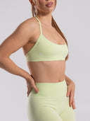 Amplify Minimal Bra - Citrus Frost - Unmatched Supply-Women's Seamless Halter Bra