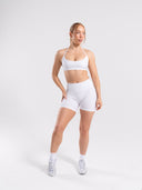 Amplify Minimal Bra - White - Unmatched Supply-Women's Seamless Halter Bra