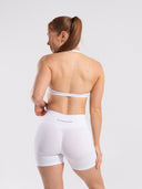 Amplify Minimal Bra - White - Unmatched Supply-Women's Seamless Halter Bra