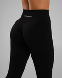 Amplify Ultra-High Rise Legging - Black - Unmatched Supply-Women's Seamless Scrunch Legging