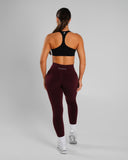 Amplify Ultra-High Rise Legging - Merlot - Unmatched Supply-Women's Seamless Scrunch Legging