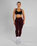 Amplify Ultra-High Rise Legging - Merlot - Unmatched Supply-Women's Seamless Scrunch Legging