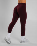 Amplify Ultra-High Rise Legging - Merlot - Unmatched Supply-Women's Seamless Scrunch Legging