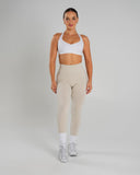 Amplify Ultra-High Rise Legging - Wheat - Unmatched Supply-Women's Seamless Scrunch Legging