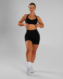 Amplify Ultra-High Rise Short - Black - Unmatched Supply-Women's Seamless Scrunch Short
