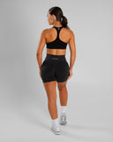 Amplify Ultra-High Rise Short - Dark Heather Grey - Unmatched Supply-Women's Seamless Scrunch Short