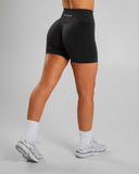 Amplify Ultra-High Rise Short - Dark Heather Grey - Unmatched Supply-Women's Seamless Scrunch Short