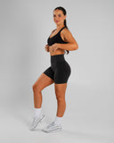 Amplify Ultra-High Rise Short - Dark Heather Grey - Unmatched Supply-Women's Seamless Scrunch Short