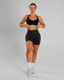 Amplify Ultra-High Rise Short - Dark Heather Grey - Unmatched Supply-Women's Seamless Scrunch Short