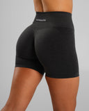 Amplify Ultra-High Rise Short - Dark Heather Grey - Unmatched Supply-Women's Seamless Scrunch Short
