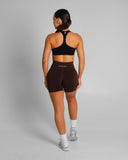 Amplify Ultra-High Rise Short - Espresso - Unmatched Supply-Women's Seamless Scrunch Short