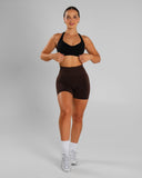 Amplify Ultra-High Rise Short - Espresso - Unmatched Supply-Women's Seamless Scrunch Short