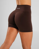 Amplify Ultra-High Rise Short - Espresso - Unmatched Supply-Women's Seamless Scrunch Short