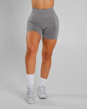 Amplify Ultra-High Rise Short - Heather Grey - Unmatched Supply-Women's Seamless Scrunch Short