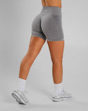 Amplify Ultra-High Rise Short - Heather Grey - Unmatched Supply-Women's Seamless Scrunch Short