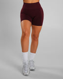 Amplify Ultra-High Rise Short - Merlot - Unmatched Supply-Women's Seamless Scrunch Short