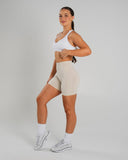 Amplify Ultra-High Rise Short - Wheat - Unmatched Supply-Women's Seamless Scrunch Short