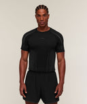 Apex Short Sleeve T-Shirt slim fit Black/Dark Grey - Unmatched Supply-GYMSHARK