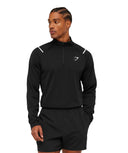 Arrival Contrast 1/4 Zip regular fit Black - Unmatched Kicks - GYMSHARK
