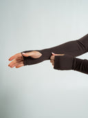 Aura Sculpt Jacket Long - Walnut - Unmatched Supply-Women's Aura Full Zip Jacket