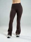 Aura Ultra-High Rise Flared Pant Long - Walnut - Unmatched Supply-Women's Aura Flared Pant