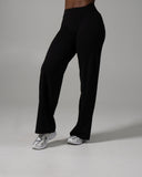 Aura Wide Leg Pant Long - Black - Unmatched Supply-Women's Aura Wide Leg Pant