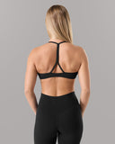 Axis Bra - Black - Unmatched Supply-Women's Aura Strappy Bra