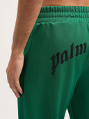 Back Curved Logo Track Pants - Unmatched Kicks - Palm Angeles