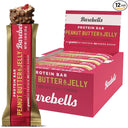 Barebells Protein Bar Peanut Butter & Jelly – 12 Count, 20g Protein, 0g added sugar, High Protein Snack, Soft Texture – 1.94 oz (55g) - Unmatched Kicks-Barbell Protein Bar