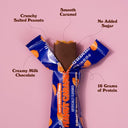 Barebells Soft Protein Bars Salted Peanut Caramel - 12 Bars, Pack of 1-16g High Protein Treats - Chocolate Nutrition Bar with 1g Total Sugars - On The Go Breakfast or Post-Workout Snack - Unmatched Kicks-Barbell Protein Bar