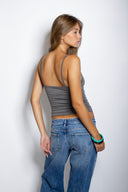Beaded tank top - Unmatched Supply-SUBDUED