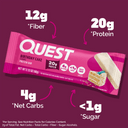 Birthday Cake Protein Bars - Unmatched Kicks-Quest Protein Bars