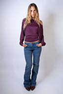 Boat-neck T-shirt - Unmatched Supply-SUBDUED