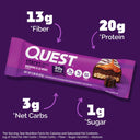 Brownie a la Mode Stacks Bars - Unmatched Kicks-Quest Protein Bars