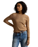 Cable - Knit Cotton Sweater Brown - Unmatched Kicks - ralph lauren
