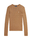 Cable - Knit Cotton Sweater Brown - Unmatched Kicks - ralph lauren