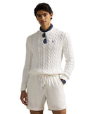Cable - Knit Cotton Sweater White - Unmatched Kicks - ralph lauren