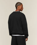 Campus Crest Sweatshirt regular Black - Unmatched Kicks-GYMSHARK