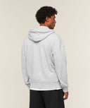 Campus Crest Zip Through Hoodie regular Bros Soft Grey Marl - Unmatched Kicks-GYMSHARK