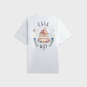 Casablanca Casa Way Short Sleeve Tee White - Unmatched Kicks-KITH
