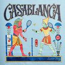 Casablanca Egyptian Tennis Match Short Sleeve Tee Blue - Unmatched Kicks-KITH