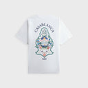 Casablanca Hotel Emblem Short Sleeve Tee White - Unmatched Kicks-KITH