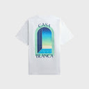 Casablanca L'Arche Short Sleeve Tee White - Unmatched Kicks-KITH