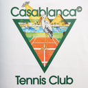 Casablanca Tennis Club Icon Pyramid Abduction Short Sleeve Tee White - Unmatched Kicks-KITH