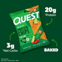Chili Lime Tortilla Style Protein Chips - Unmatched Supply-Quest Protein Bars